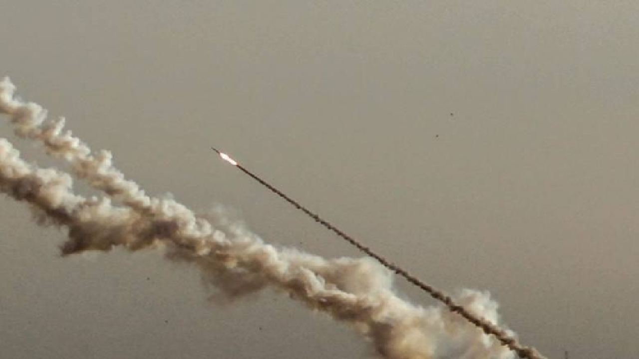 آزمایش موشکی جدید حماس در نوار غزه