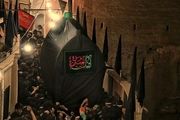 مراسم نخل‌گردانی در شب عاشورا/گزارش تصویری