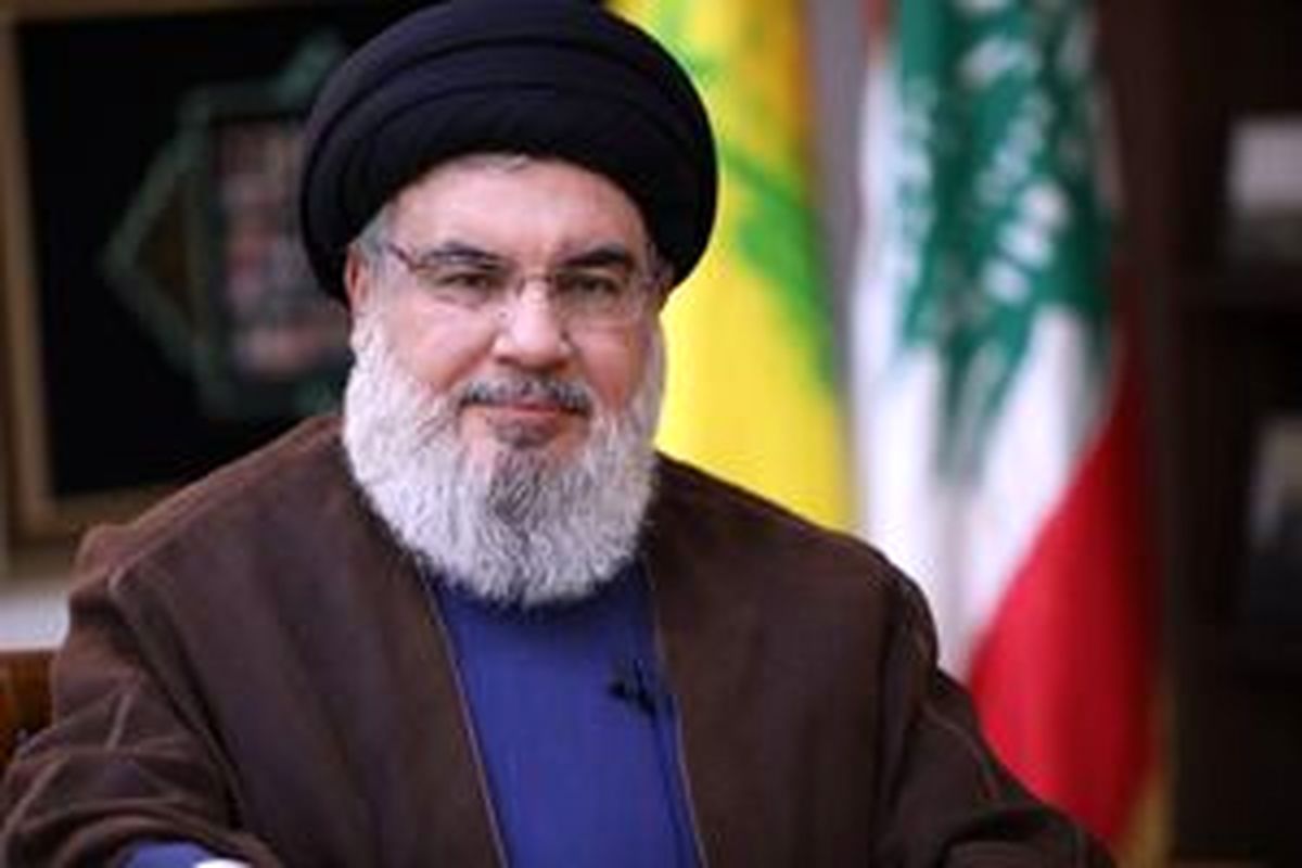 سیدحسن نصرالله در کنار رهبر شیعیان نیجریه 