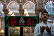 کتیبه‌های شهادت امام صادق(ع) در کربلا/ فیلم