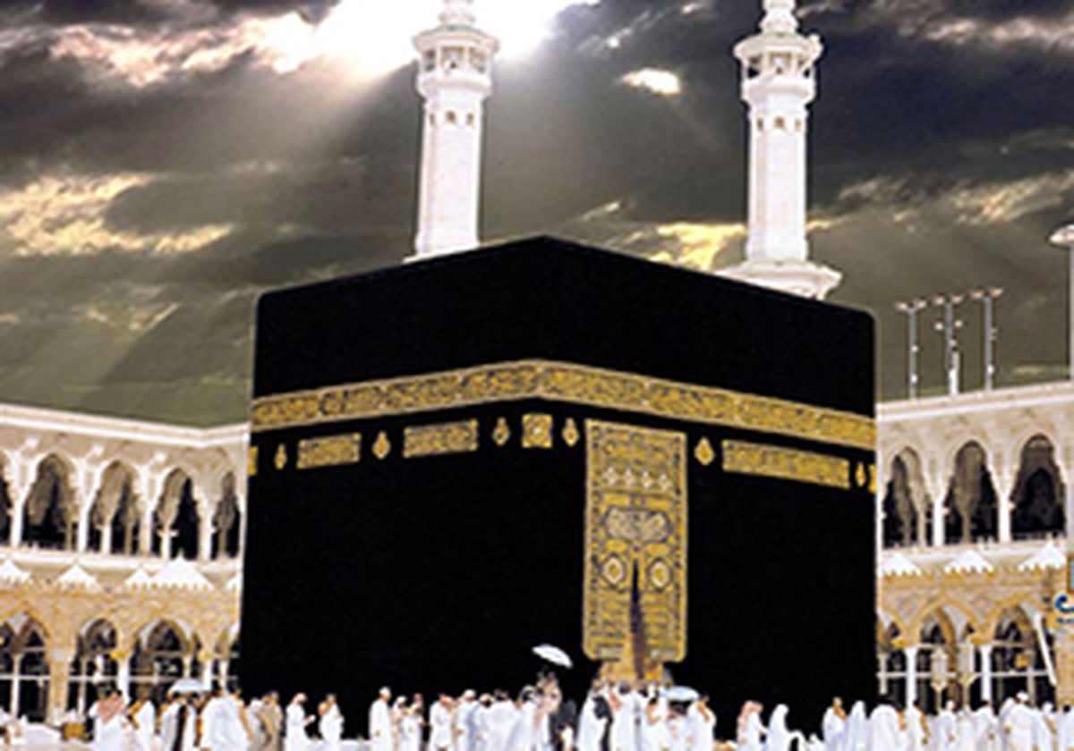 عکس قدیمی اما دیدنی از خانه خدا مربوط به 70 سال قبل