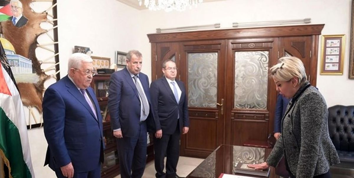 سفیر جدید فلسطین در ایران در برابر «محمود عباس» سوگند خورد