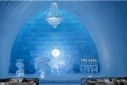 هتلی که از یخ ساخته شده است+ عکس