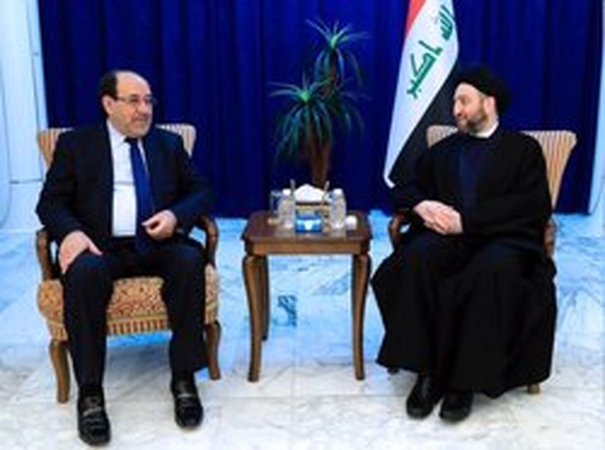  دیدار سید عمار حکیم و نوری مالکی 