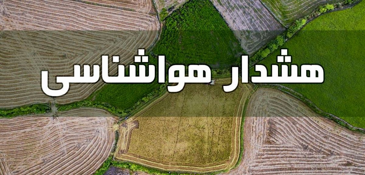 هشدار بارش باران به شالیکاران و دامداران

