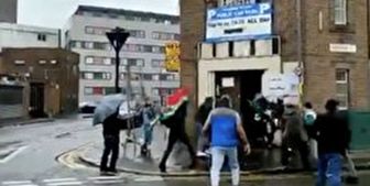 محکومیت حمله بزدلانه منافقین به رای دهندگان ایرانی در انگلیس