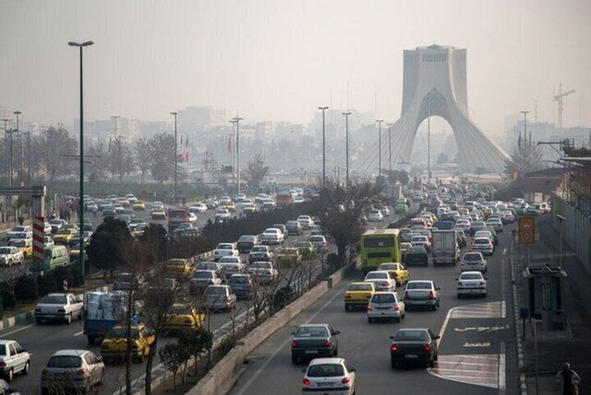 شاخص آلودگی هوای تهران امروز شنبه ۸ اسفند
