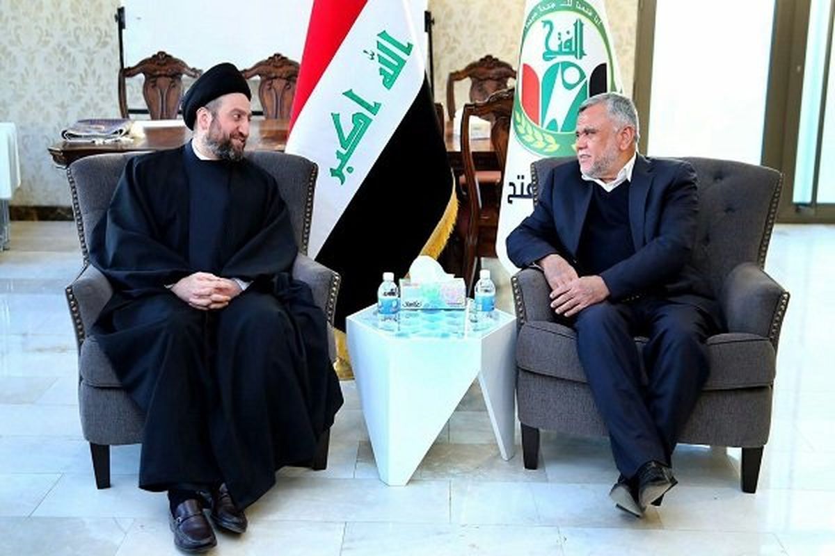 هادی العامری با عمار حکیم مذاکره کرد