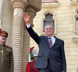 تحویل کاخ ریاست‌جمهوری عراق به عبداللطیف رشید/گزارش تصویری