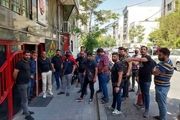 تجمع هواداران پرسپولیس بعد از فسخ قرارداد بیرانوند
