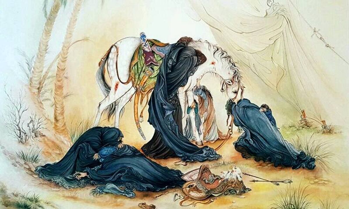 نظر شنیدنی رهبرانقلاب درباره این اثر استاد محمود فرشچیان 