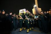 استقبال از پیکر شهید حججی در تهران/ گزارش تصویری
