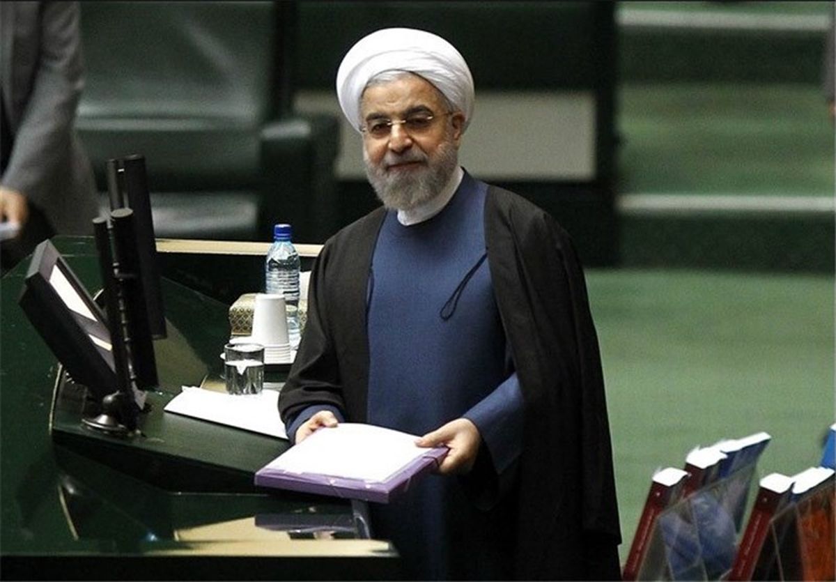 روحانی وارد مجلس شد