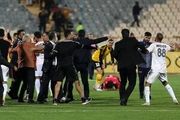 درگیری کادر نساجی و آلومینیوم پیش از آغاز بازی