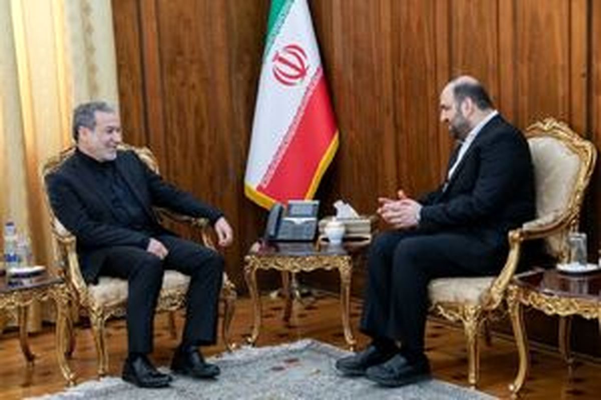 دیدار عراقچی با نائب‌رئیس جریان حکمت ملی عراق
