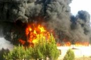 
آتش سوزی در یکی از واحدهای تولیدی شهرک شهید سلیمی
