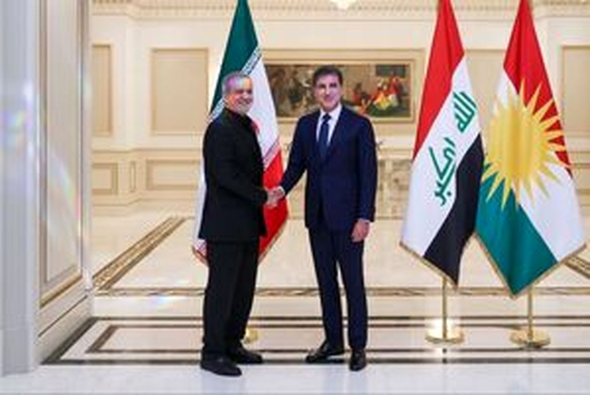 
پزشکیان با نیچروان بارزانی دیدار کرد
