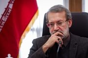 شوخی علی لاریجانی روی آنتن زنده تلویزیون: رژیم ما رو‌گرفته!