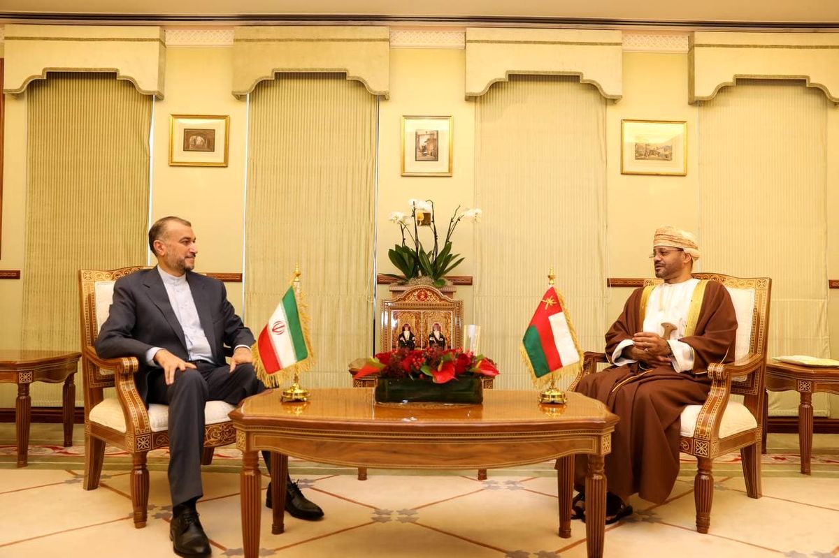 دیدار امیرعبداللهیان با وزیر امور خارجه سلطنت عمان + تصاویر