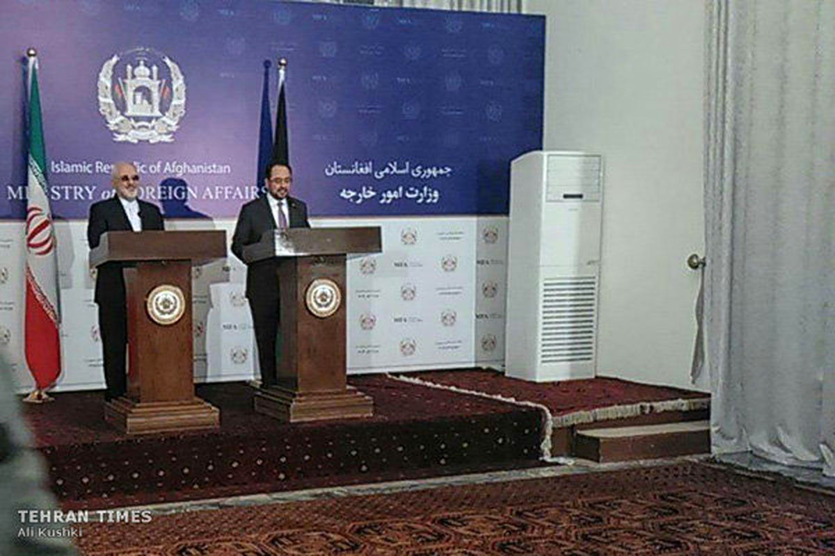 دیدار وزیر امور خارجه جمهوری اسلامی ایران با عبدالله عبدالله