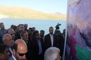 سد تنگه حمام قصرشیرین با حضور معاون رئیس جمهور افتتاح شد + تصویر