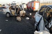 2کشته و سه زخمی بر اثر حادثه تصادف در دهگلان