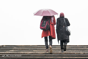 هوای بارانی امروز تهران 