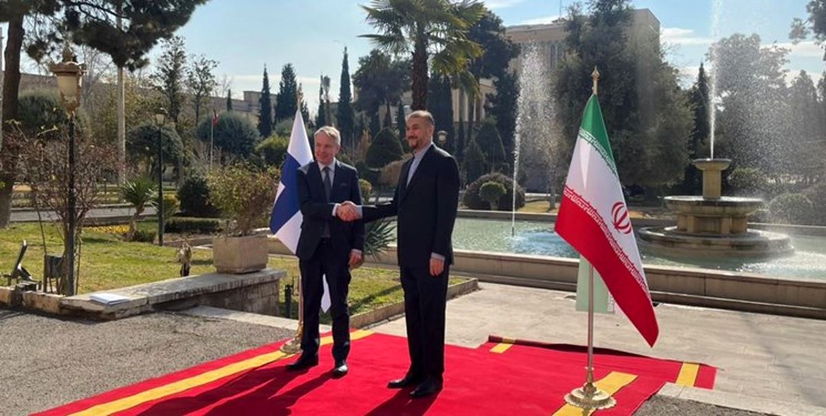 دیدار وزیر خارجه فنلاند با امیرعبداللهیان