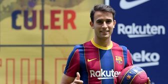 معرفی بازیکن جدید بارسلونا+ عکس