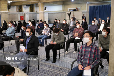 دیدار جمعی از نخبگان و استعدادهای برتر علمی با رهبر معظم انقلاب