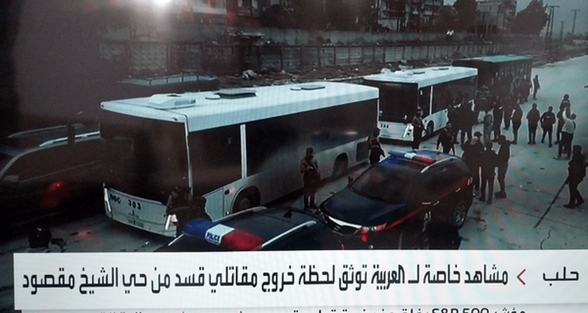 کُردها از شهر حلب خارج شدند
