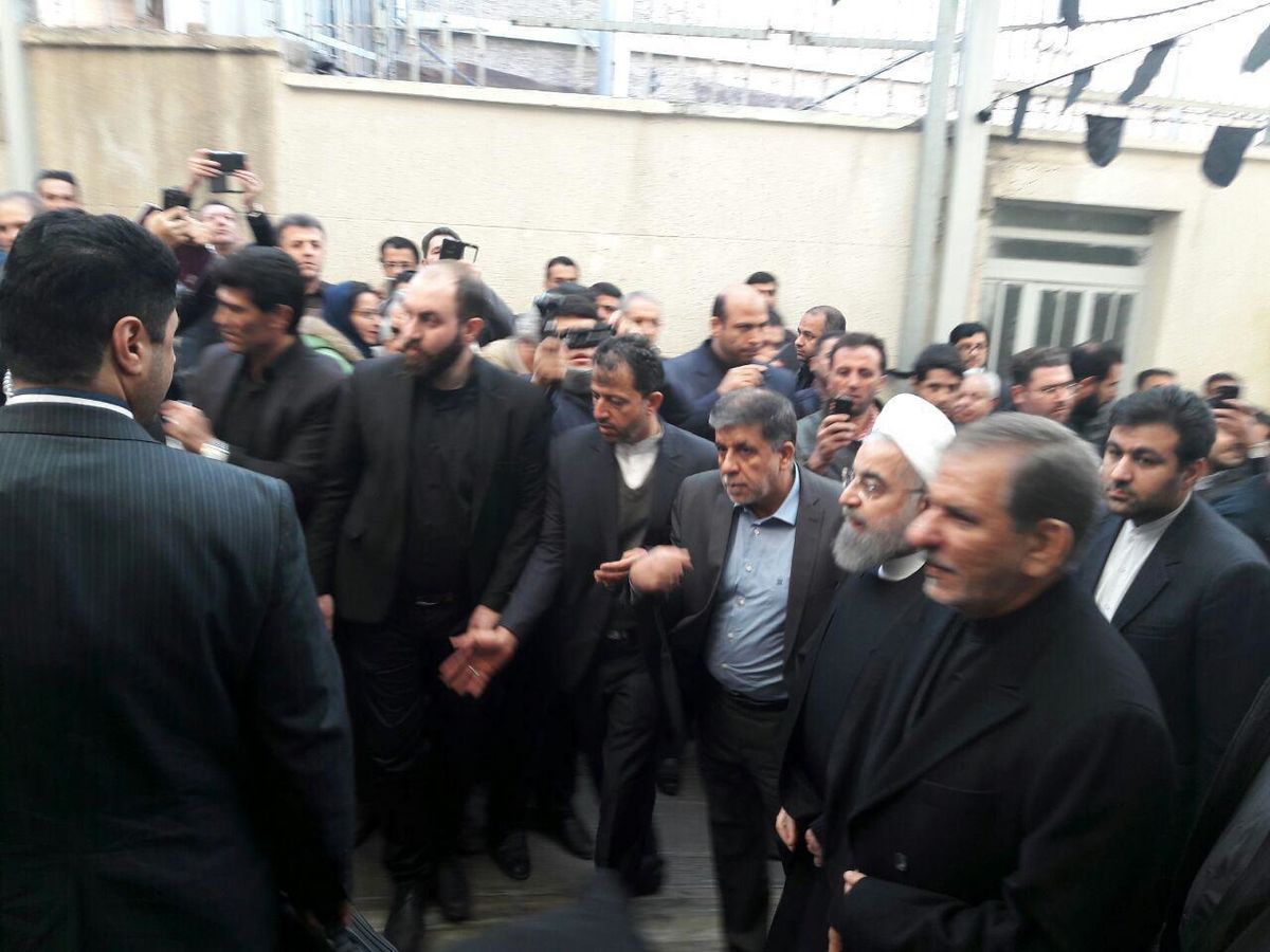 سخنان روحانی در حسینیه جماران به مناسبت رحلت یار امام