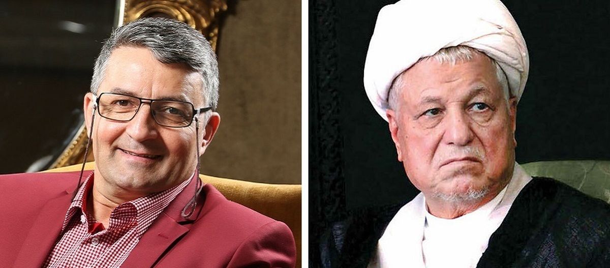 تقلید صدای  آیت الله رفسنجانی در حضور خودش +فیلم