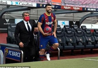 تکذیب شایعه کرونا گرفتن سرخیو آگوئرو در بارسلونا