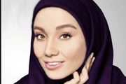 گریم عجیب و غریب خانم بازیگر/ عکس