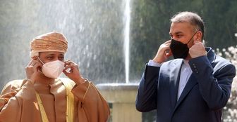 استقبال امیرعبداللهیان از وزیر خارجه عمان