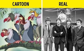 شخصیت‌های کارتونی الهام گرفته شده از افراد مشهور +تصاویر