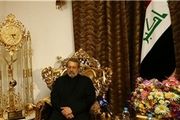 حضور لاریجانی در ضیافت ناهار تولیت حرم امام علی(ع)
