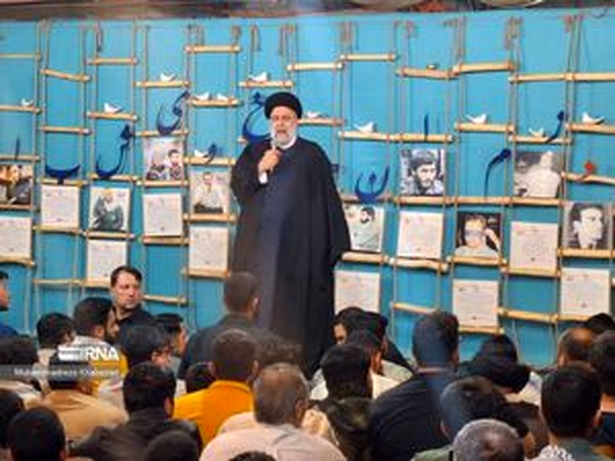 حضور رئیسی در یک مکان خاص 