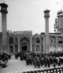 مراسم تشییع جنازه رزم آرا از مسجد سپهسالار (مسجد شهید مطهری فعلی)