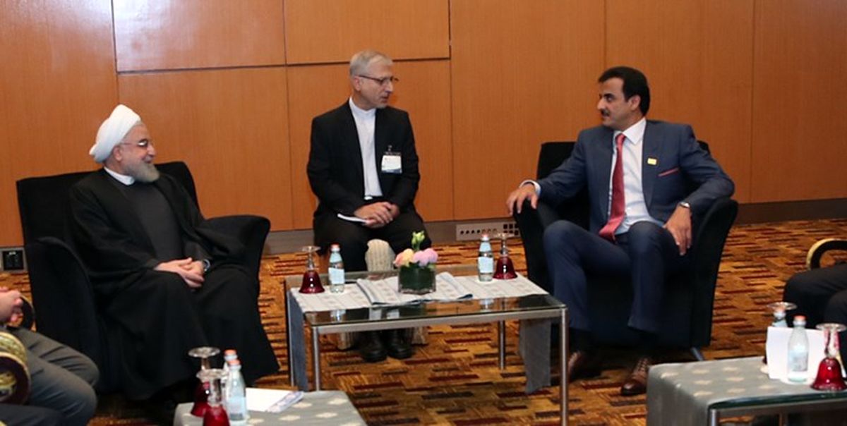 روحانی: هرگونه فشار و تنگنای ایجاد شده برای قطر را محکوم می‌کنیم