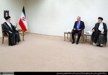 دیدار رئیس‌جمهور ترکیه با رهبر معظم انقلاب/گزارش تصویری
