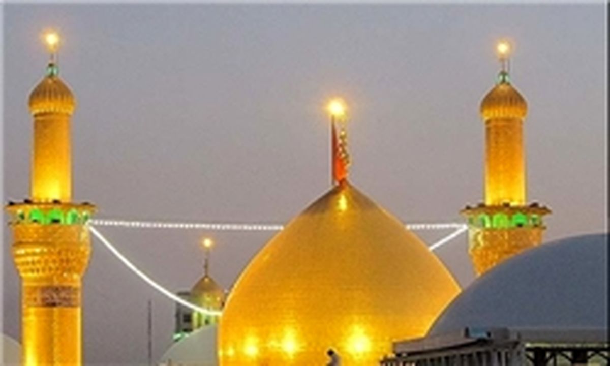 طرح ترفیع گنبد حرم حضرت سیدالشهدا(ع) در آستانه عید غدیر