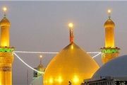 طرح ترفیع گنبد حرم حضرت سیدالشهدا(ع) در آستانه عید غدیر
