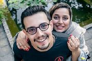 تغییر چهره جالب امیر کاظمی و همسرش