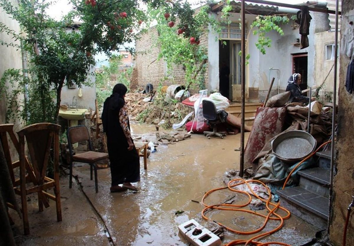  سیلاب به ۲۵۰ واحد مسکونی در استان گلستان خسارت وارد کرد 
