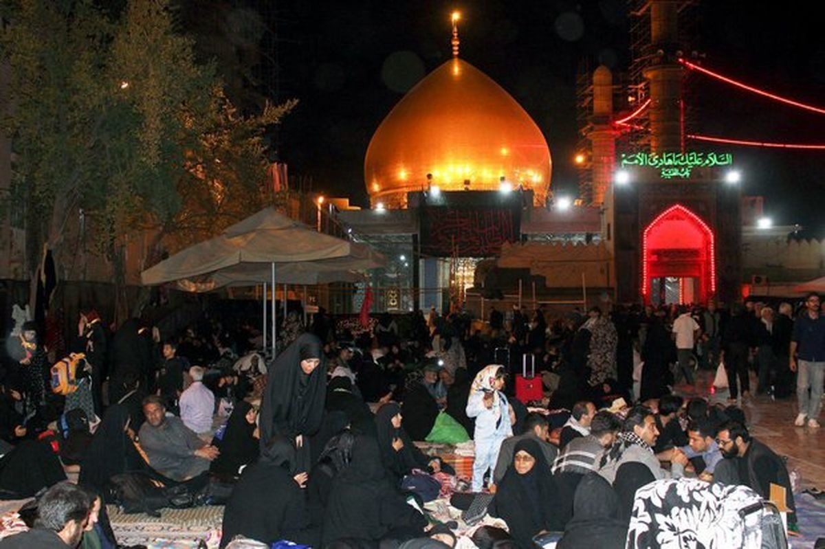 حال‌وهوای سامرا در شب شهادت امام هادی(ع) /تصاویر