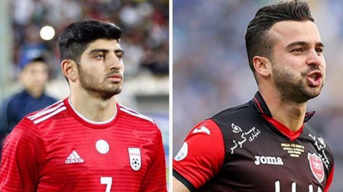شماره های ۷ و ۹ پرسپولیس بر تن رفیعی و ترابی