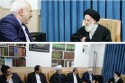 دیدار ظریف با آیتالله العظمی علوی گرگانی