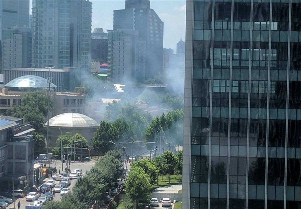 انفجار در نزدیکی سفارت آمریکا در پکن